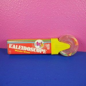 Vintage 1975 Steven Wonder Wheel Kaleidoscope Toy WORKS!
